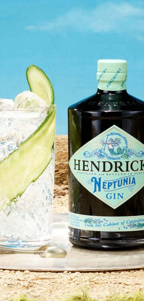 Hendricks Gin Neptunia and Tonic Cocktail