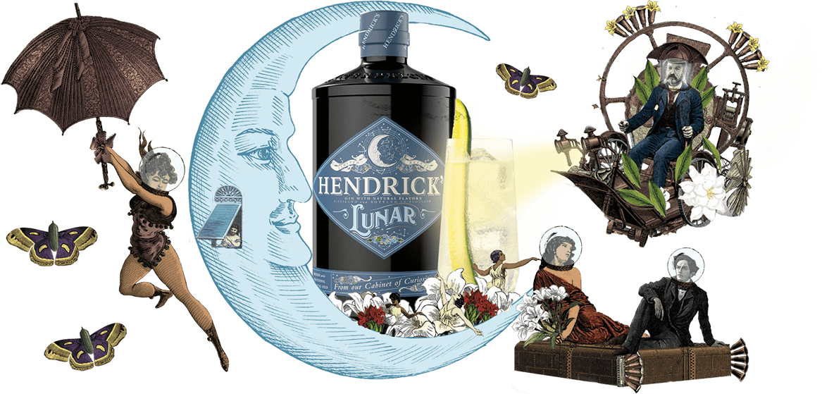 hendrick’s lunar gin on the moon