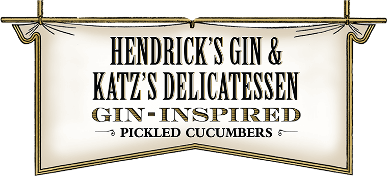 Hendrick's Gin and Katz's Delicatessen Gin-inspired pickled cucumbers