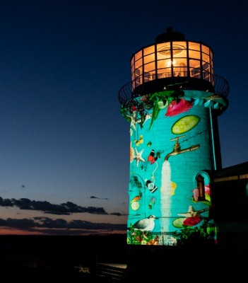 Belle Tout Lighthouse Hendricks Neptunia Gin Projection