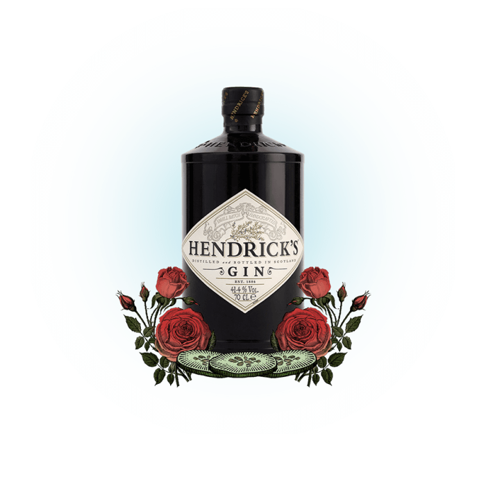 Hendrick's Gin  Scottish Gin Infused with Cucumber & Rose