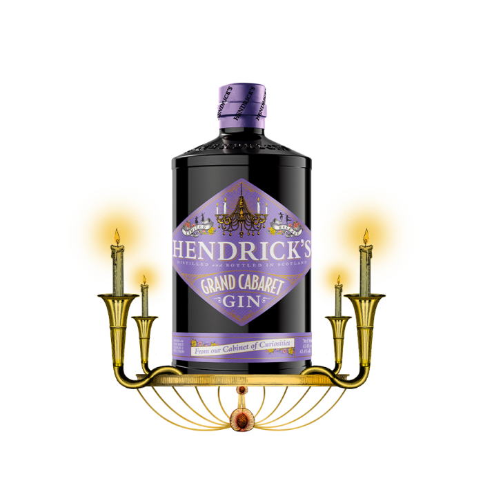 Hendrick’s Grand Cabaret Bottle with Chandelier