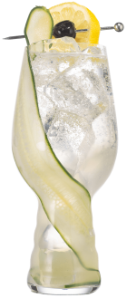 Hendrick’s Orbium Orbital Collins cocktail