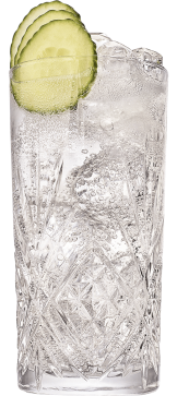 Hendrick’s Orbium & Soda Gin cocktail