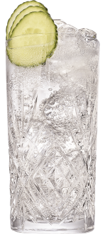 Hendrick’s Orbium & Soda Gin cocktail