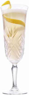 Hendrick’s Gin French 75 cocktail