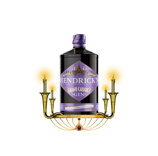 Hendrick’s Grand Cabaret Bottle with Chandelier