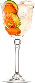 Hendrick’s Lunar Strawberry Spritz Gin cocktail