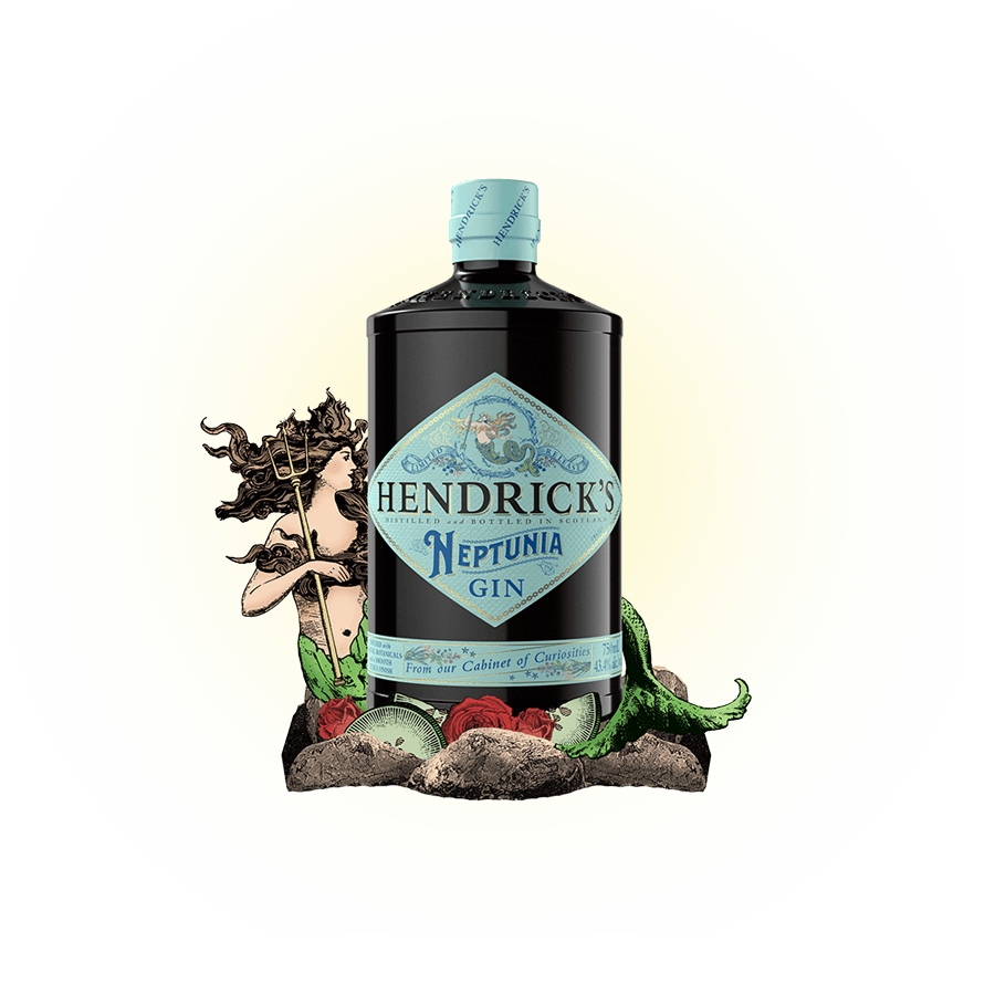 Neptunia Gin | An Gin | Hendrick\'s Gin Unusual Seaside