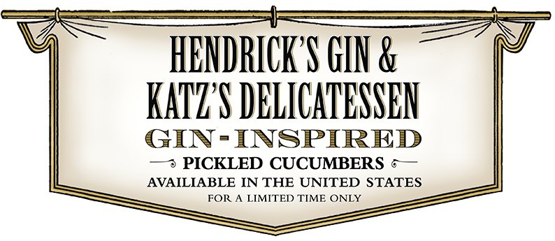 Hendrick's Gin and Katz's Delicatessen Gin-inspired pickled cucumbers